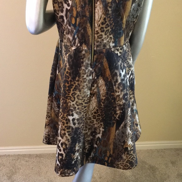 Jennifer Lopez Animal Leopard Fit & Flare … - Picture 9 of 14
